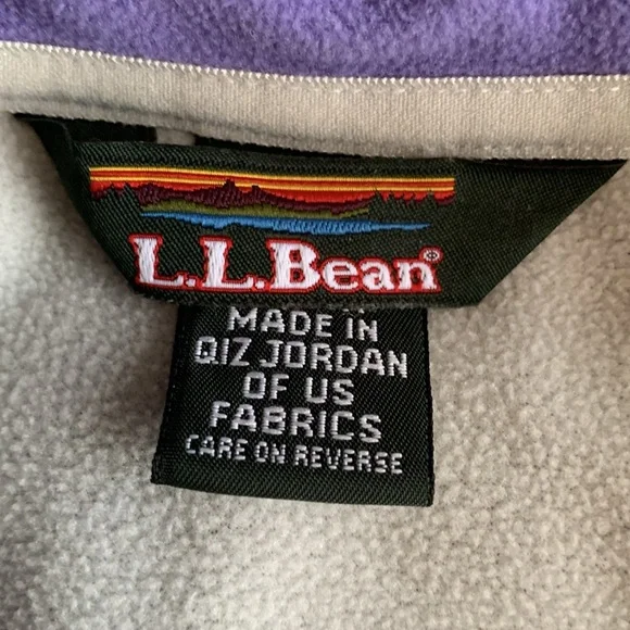 L.L. Bean Polartec purple jacket. Size large - Picture 2 of 12